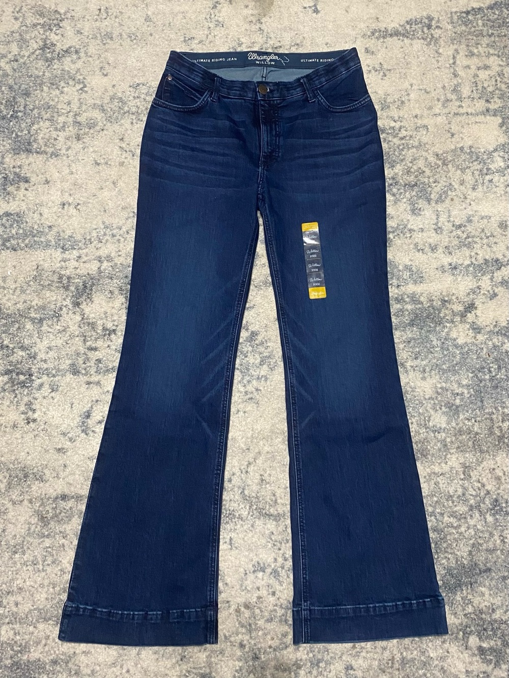 Wrangler Willow Ultimate Riding Jeans 31x32 Dark Wash Bootcut